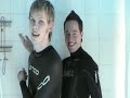 Daniel and Mike in wetsuits Daniel and Mike in wetsuits