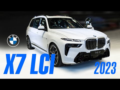 Trên tay BMW X7 LCI 2023: Ngoại hình hầm hố, màn hình cong 14.9 inch iDrive 8 bên trong