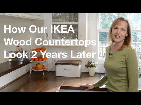 how to treat ikea butcher block countertop
