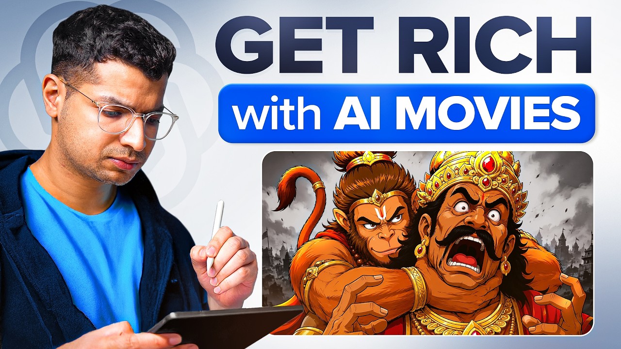 I Made Viral AI Ramayana Movie With One Prompt Only!