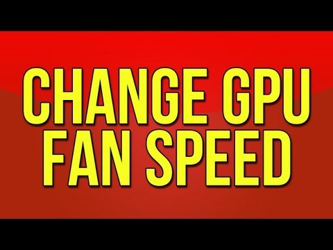 how to control graphics card fan speed