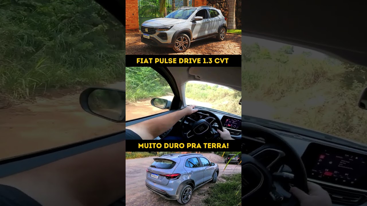 Fiat Pulse Drive 1.3 CVT é muito mais urbano que aventureiro!!! #fitpulse