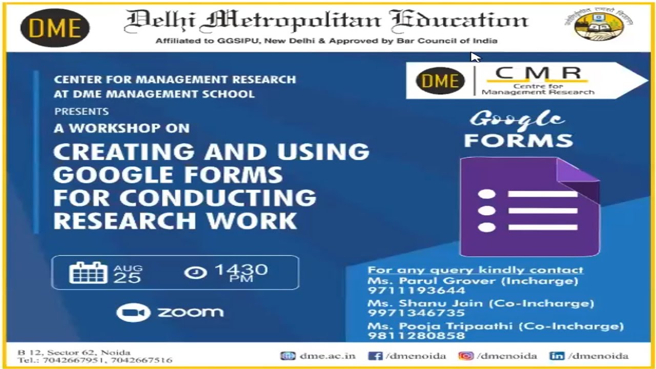DME Management School Research day