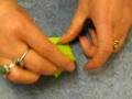 Origami groda frog