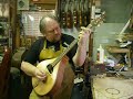 Doyle bubinga and douglas fir top bouzouki