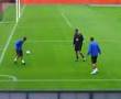 Robben and Sneijder training