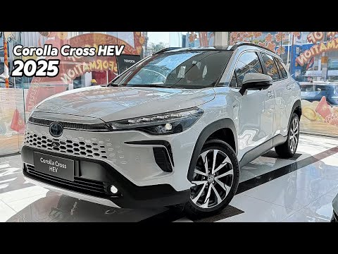 new toyota corolla cross hev 2025 18v hybrid suv  luxury interior and exterior