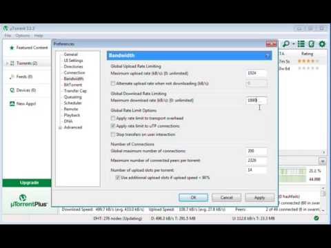 how to fasten utorrent 3.1.3