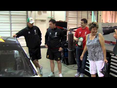 Rush and Fowler visit Roush Fenway Racing