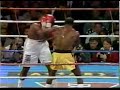 Riddick Bowe vs Evander Holyfield parachute guy flys in