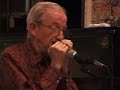 jim robinson, tenor banjo, plays carolina in the morning with eddy davis, tenor banjo, mike hashim, saxophone, ed polcer, coronet, paul bacon, comb, peter sokolow, piano, and brian nalepka, tuba, at the cajun in nyc on october 15th, 2003.