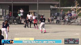 Youth Softball Manitou Reality vs Lady Comets