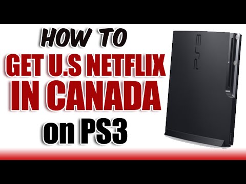 how to get american netflix on ps3