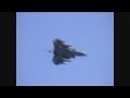 RAF Tornado GR4 fast jet role demonstration over the sea at Eastbourne