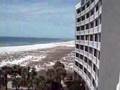 the island housse hotel from the back