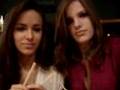 Sarah and Nina: Eating the sushi yummyyy haha