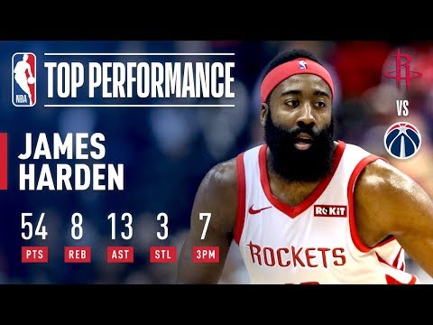 Video: James Harden GOES OFF For 54 POINTS & 13 Assists | November 26, 2018
