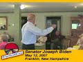 Senator Joseph Biden Answers Budget Question