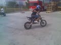 125cc pit pro/thumpster drift burnout