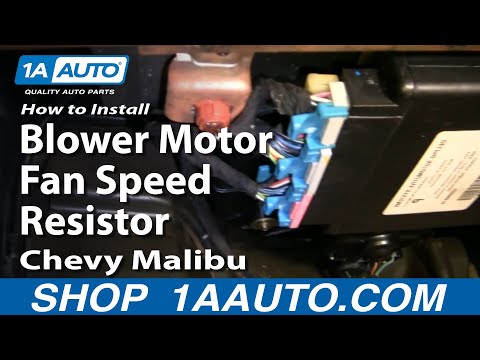 How To Install Replace Blower Motor Fan Speed Resistor Chevy Malibu 97-03 1AAuto.com
