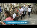 Click here to watch this video Egyptians Head to Polls in Historic Vote