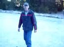 First time on a frozen pond First time on a frozen pond