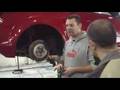 Rear brake pad change