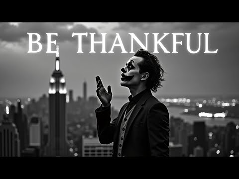 Be Thankful for What You Have