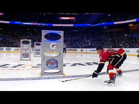 Video: 2018 NHL All-Star Skills Competition: Puck Control Relay