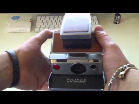 how to load a polaroid sx-70 land camera
