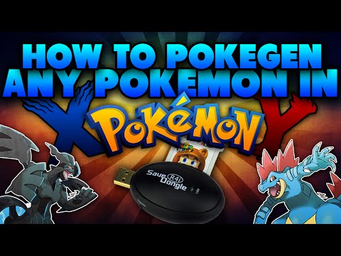 how to pokegen x and y pokemon