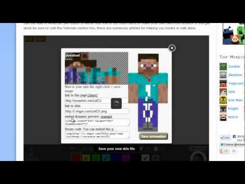how to make a minecraft skin in ms paint