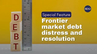 Frontier Market Debt Distress and Resolution