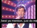 david hasselhoff - du done up by myself. inspired by buffalax! the subtitles are based on how the lyrics sound in english.