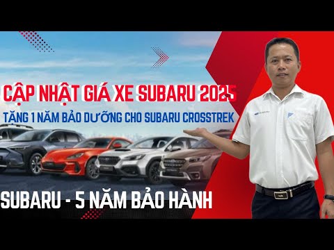 Subaru 2025: bảng giá tháng 1 & Những ưu đãi không thể bỏ lỡ!