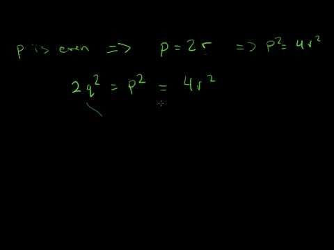 how to prove root 2 is irrational