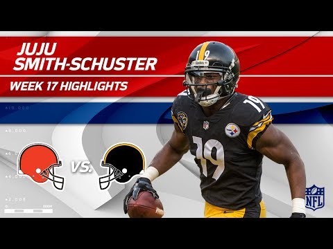 Video: JuJu Smith-Schuster's Huge Game w/ 143 Yards & 1 TD! | Browns vs. Steelers | Wk 17 Player Highlights