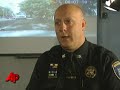 Officer Nearly Hit by Flying Telephone Pole