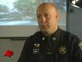 Officer Nearly Hit by Flying Telephone Pole
