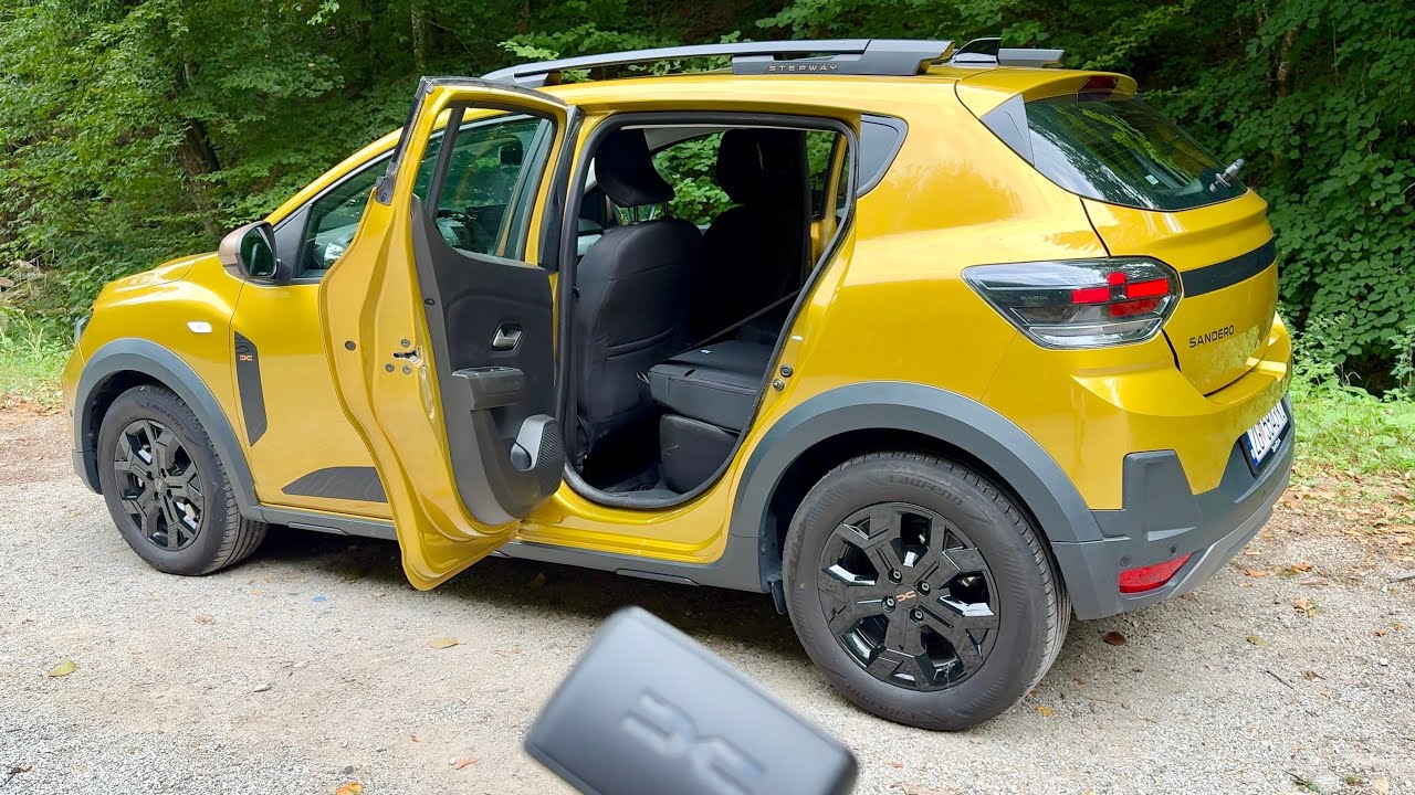 DACIA SANDERO STEPWAY Facelift 2026 - PRACTICALITY, 360 CAMERAS, DUAL FLOOR trunk (Eco-G 120)