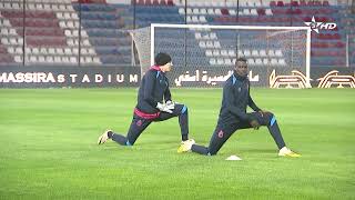 تداريب فريق أولمبيك آسفي استعدادا لمنافسات كأس الكاف