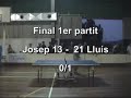 La Final de Tennis Taula de la cellera 07/08