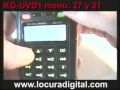 WOUXUN KG-UVD1 MENU= 27 Y 21 COMO GUARDAR FRECUENCIAS EN CANALES.