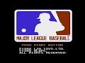 Major League Baseball - NES Gameplay