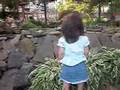 Tianto blows bubbles