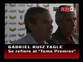 Ruiz Tagle y tema premios
