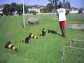 Agility Soccer Training with Player Fa�sca  S E Itapirense
