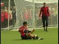 L'allenamento rossonero a Mosca