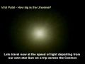 How big the Universe is