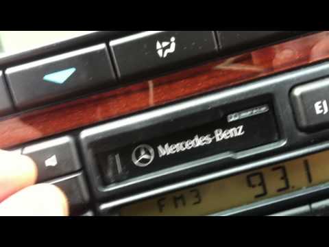 Mercedes Benz stereo/ radio button fix